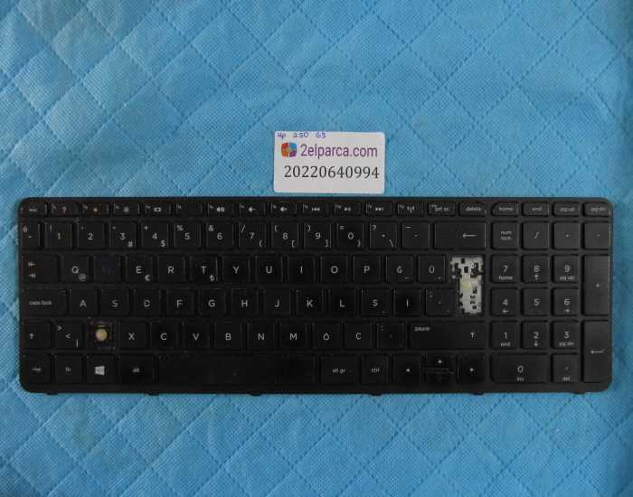 Hp 250 G3 Klavye Tr Q 2 Tane TuŞ Ekİsk Orjİnal ÜrÜn 9322